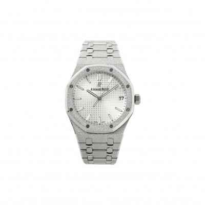 AUDEMARS PIGUET WHITE FROST GOLD WATCH 67653BC.GG.1263BC.01